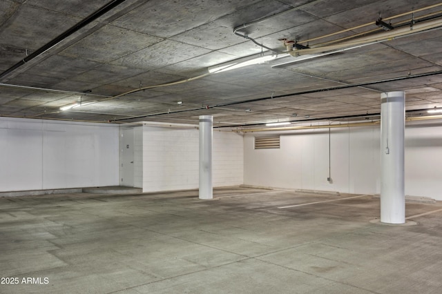 view of parking deck