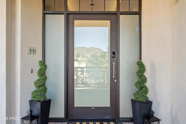 view of entrance to property