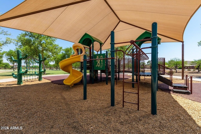 view of communal playground