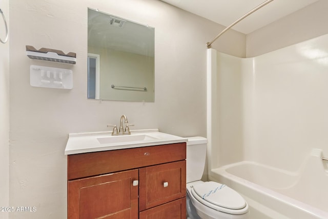 18402 N 17th Ave, Phoenix, AZ 85023 - bathroom with vanity, toilet, and shower / bath combination