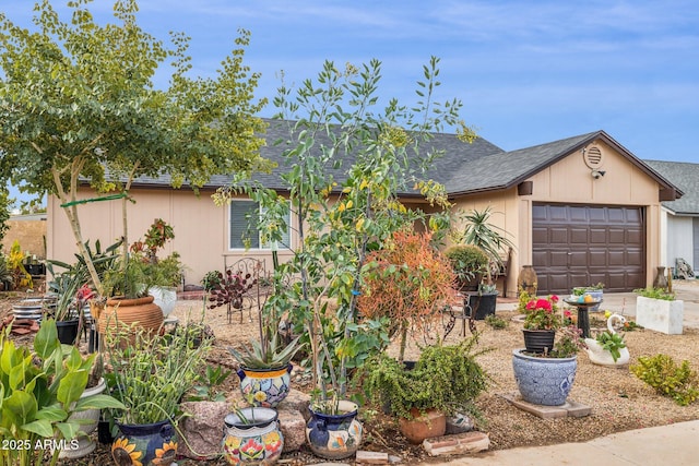 ranch-style house with a garage