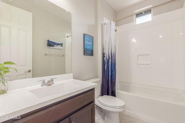 686 N 152nd Dr, Goodyear, AZ 85338 - full bath featuring toilet, shower / bathtub combination with curtain, and vanity