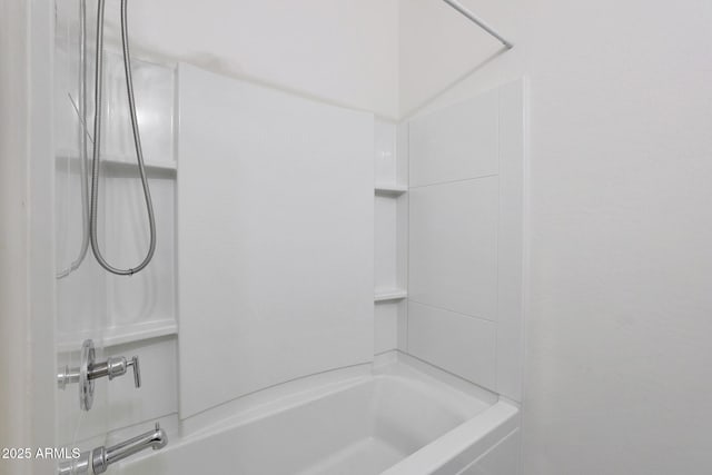 bathroom featuring shower / bath combination