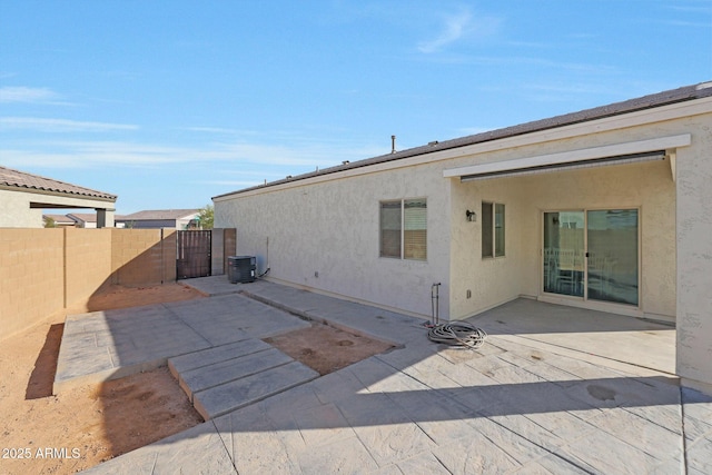 rear view of house featuring a patio area