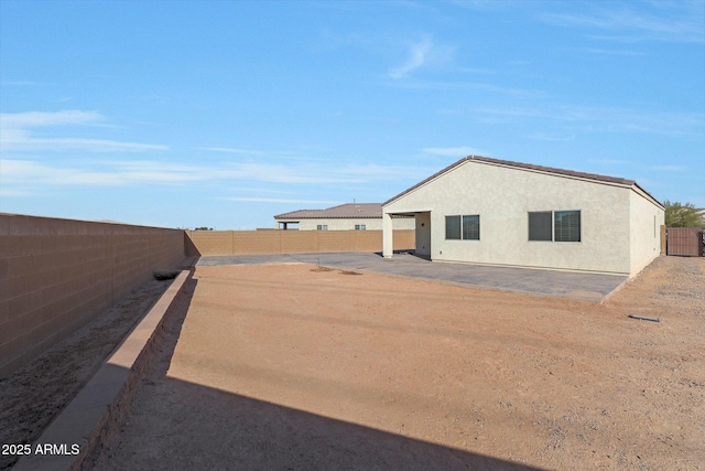 exterior space featuring a patio