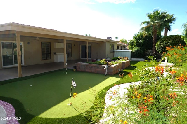 exterior space with a patio