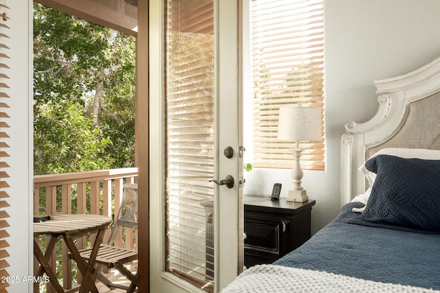 bedroom featuring multiple windows