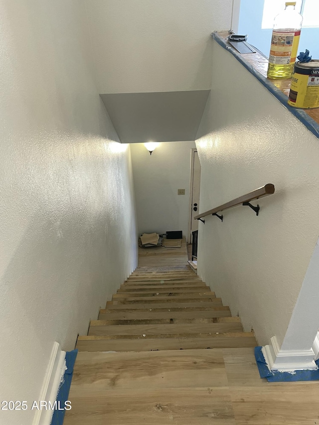 3324 W Mcrae Way Unit 2, Phoenix, AZ 85027 - stairway with wood finished floors