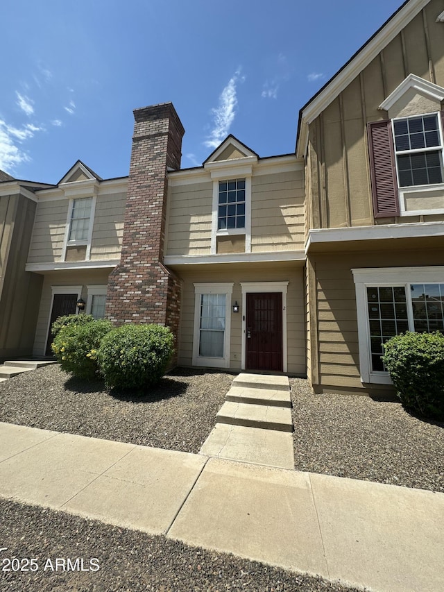 3324 W Mcrae Way Unit 2, Phoenix, AZ 85027 - view of property with a chimney