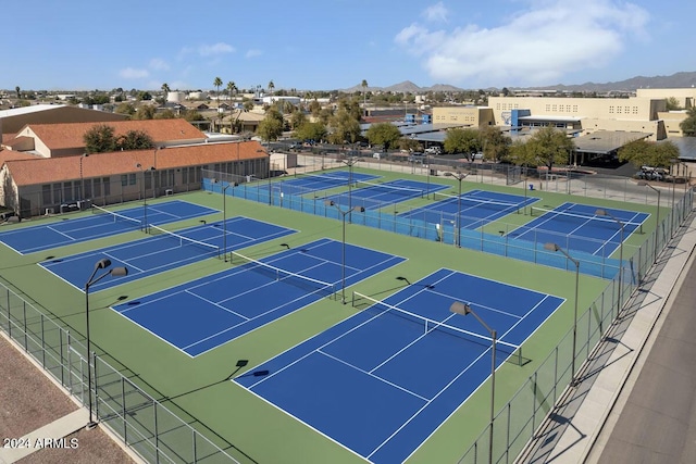 view of sport court