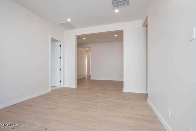 1254 E Penedes Dr, Gilbert, AZ 85298 - unfurnished room featuring light wood-style floors, baseboards, and recessed lighting