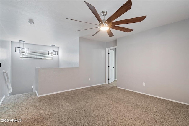 421 W Mountain Sage Dr, Phoenix, AZ 85045 - empty room featuring carpet flooring, ceiling fan, baseboards, and a smoke detector