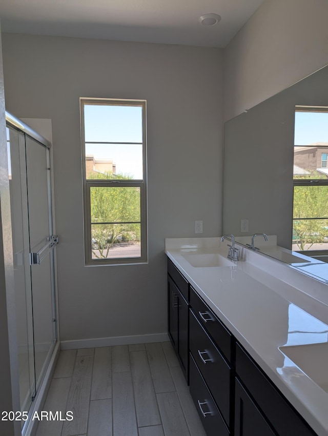 9366 E Sequence Ave, Mesa, AZ 85212 - full bath with a shower stall and double vanity