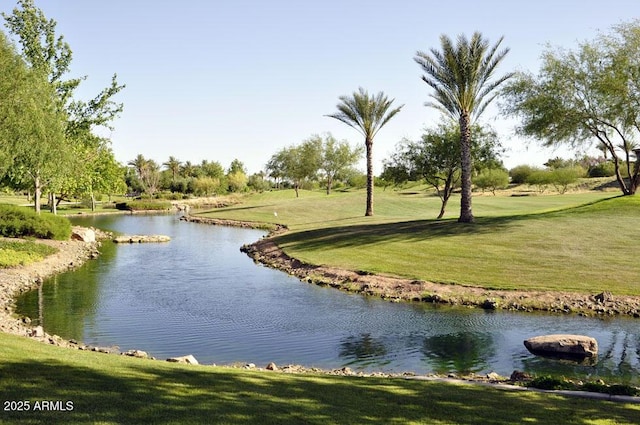 view of water feature