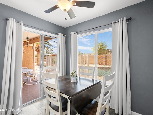 7726 W Cameron Dr, Peoria, AZ 85345 - dining area with ceiling fan