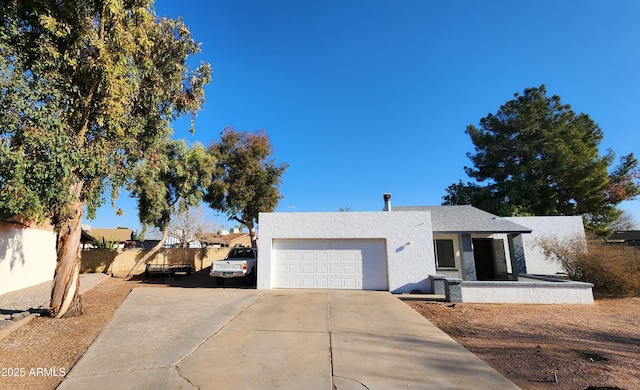 ranch-style house with a garage