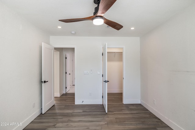 spare room with light wood-type flooring