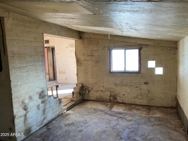 miscellaneous room featuring concrete flooring