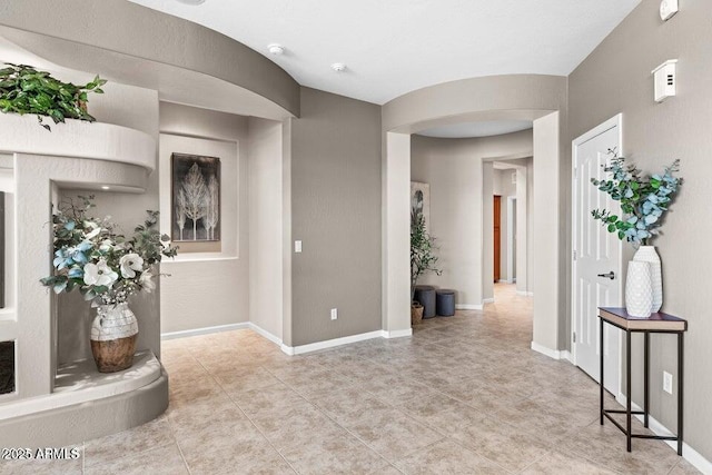 view of tiled entrance foyer