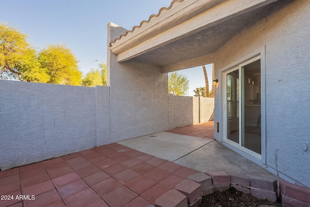 view of patio