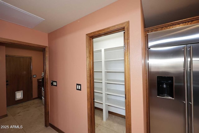11215 N Garland Cir, Fountain Hills, AZ 85268 - hallway featuring baseboards and attic access