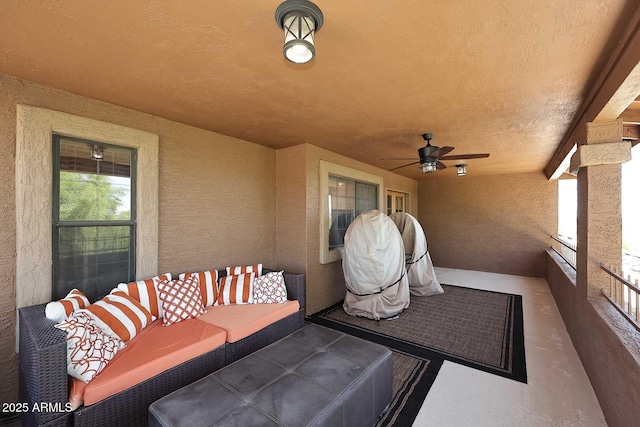 11215 N Garland Cir, Fountain Hills, AZ 85268 - exterior space with ceiling fan