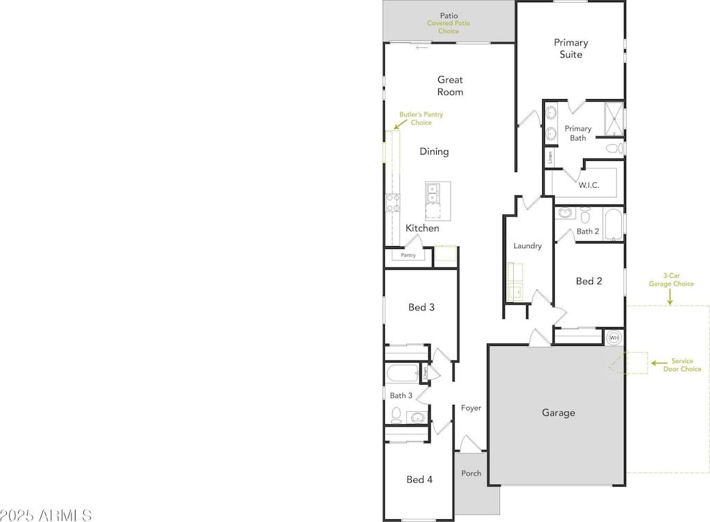 1225 N 13th St, Coolidge, AZ 85128 - floor plan / room layout