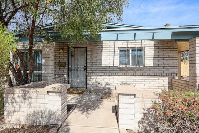 view of entrance to property