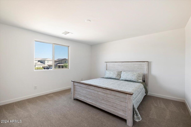 bedroom with carpet flooring