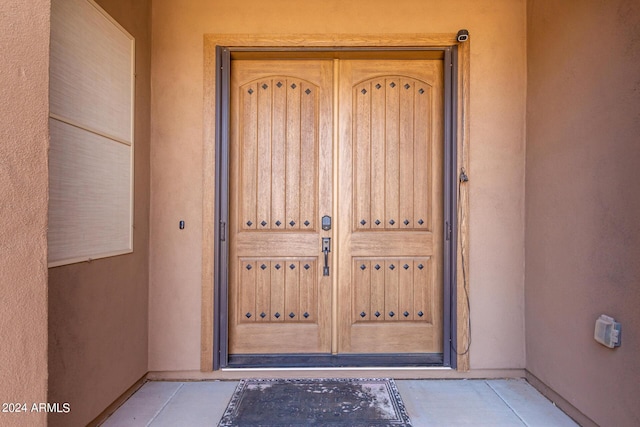 view of property entrance