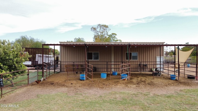 view of stable