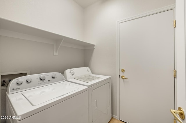 11702 W Lincoln St, Avondale, AZ 85323 - laundry room featuring separate washer and dryer