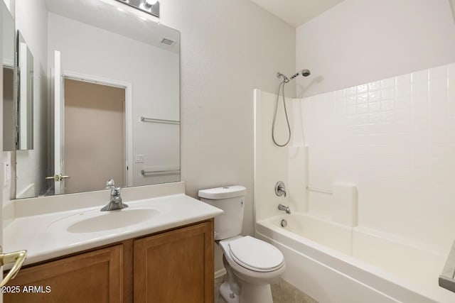 11702 W Lincoln St, Avondale, AZ 85323 - bathroom with toilet, vanity, and shower / bath combination