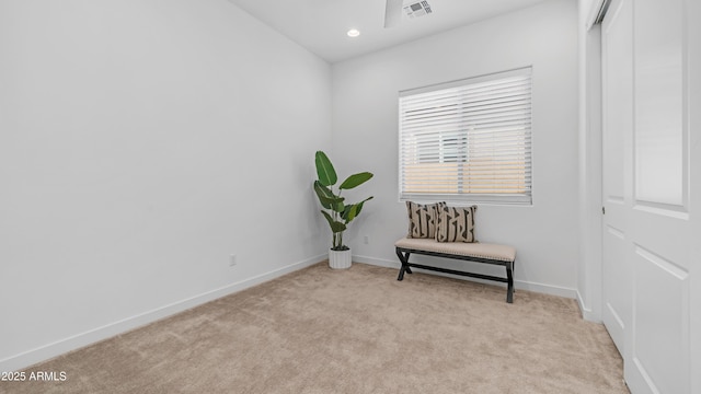 8140 E June St, Mesa, AZ 85207 - living area with light colored carpet and recessed lighting