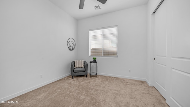 8140 E June St, Mesa, AZ 85207 - unfurnished room featuring carpet flooring and a ceiling fan