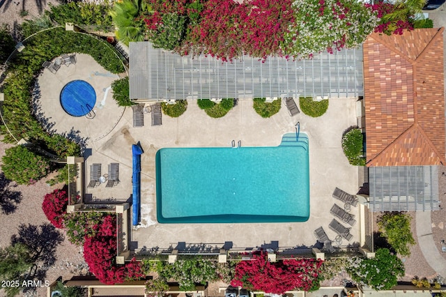 drone / aerial view