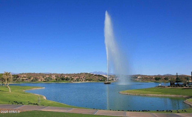 view of water feature