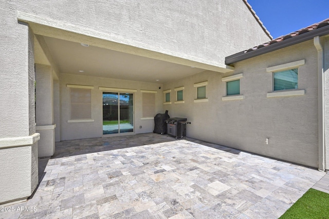 view of patio / terrace with area for grilling