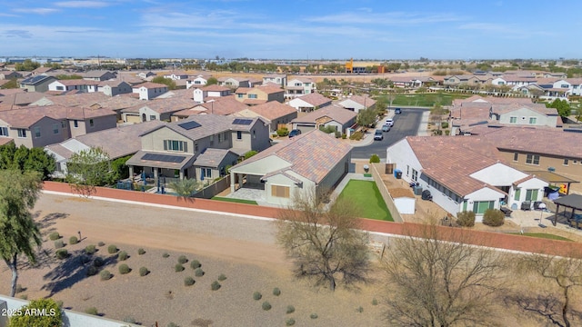 drone / aerial view featuring a residential view