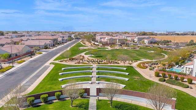 birds eye view of property featuring a residential view