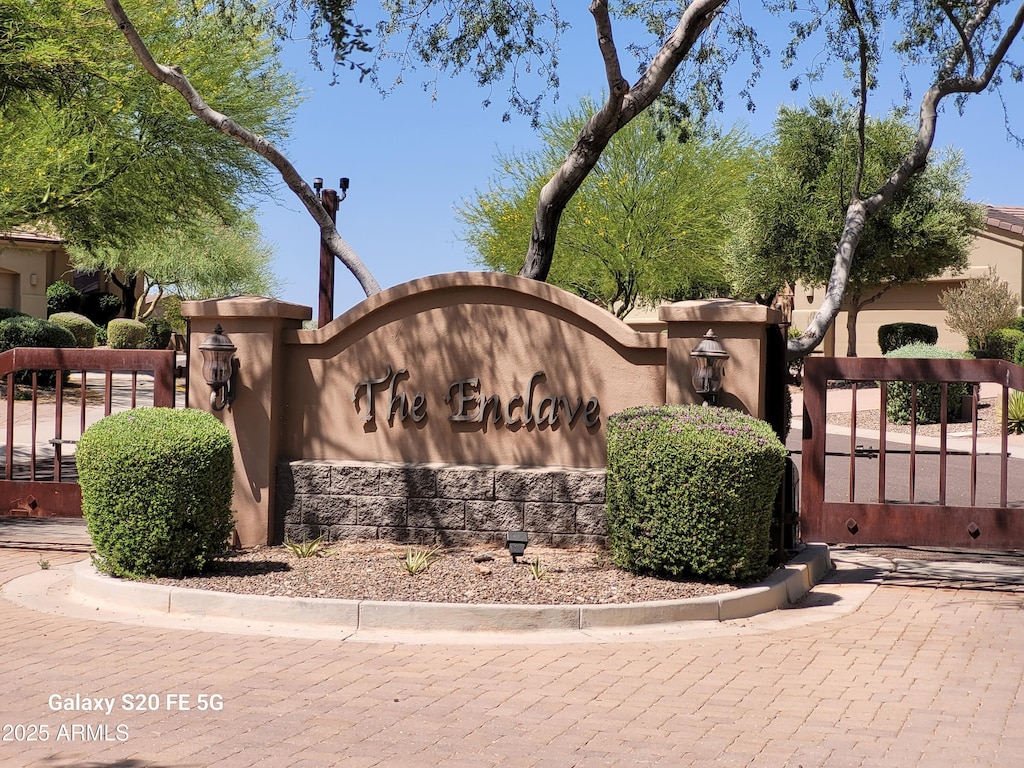 16538 E Westwind Ct Unit 51, Fountain Hills, AZ 85268 - community / neighborhood sign with a gate