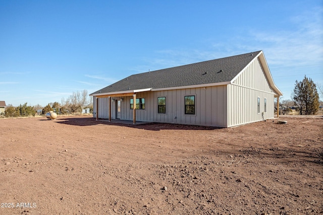 view of back of property