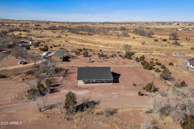 drone / aerial view featuring a rural view