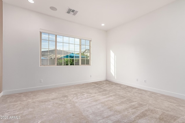 2316 E Canary Dr, Gilbert, AZ 85297 - spare room with baseboards, carpet floors, and recessed lighting