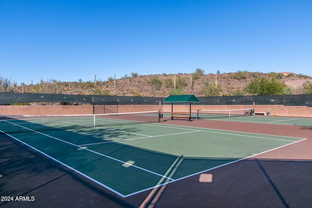 view of sport court