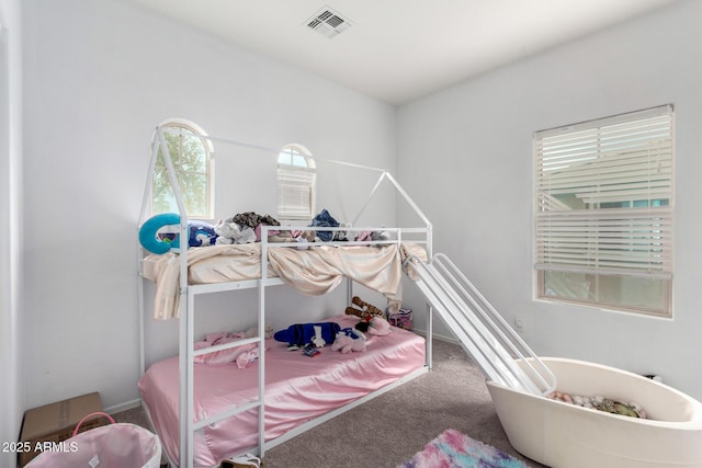 bedroom featuring carpet floors