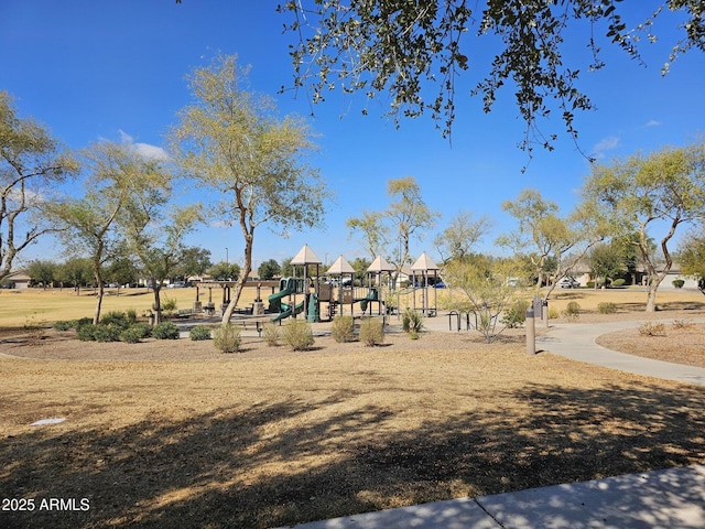 view of communal playground