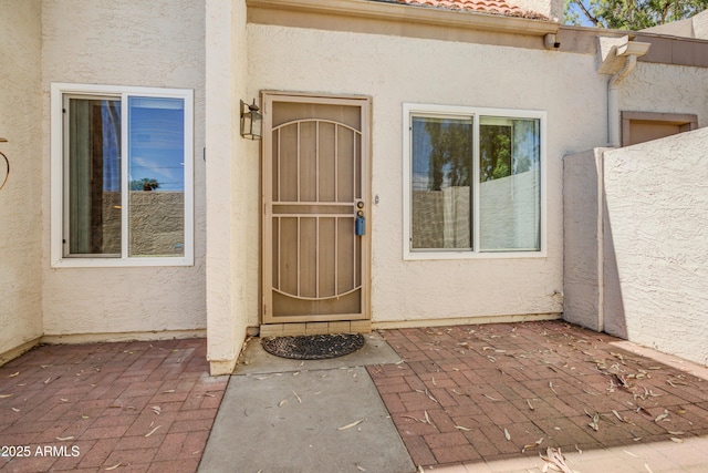 1342 W Emerald Ave Unit 286, Mesa, AZ 85202 - entrance to property featuring stucco siding and a patio