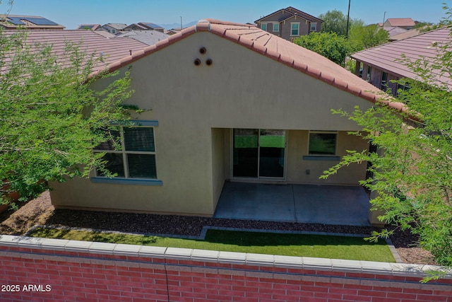 14160 W Georgia Dr, Surprise, AZ 85379 - back of property featuring a patio, stucco siding, and a tiled roof