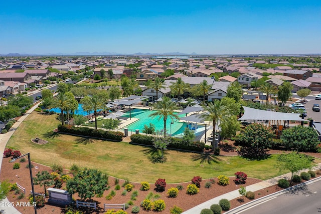 14160 W Georgia Dr, Surprise, AZ 85379 - aerial view of residential area with a pool